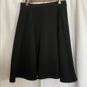 Metaphor black flair skirt with pockets